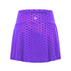 Mermaid Princess Athletic Skort - Purple