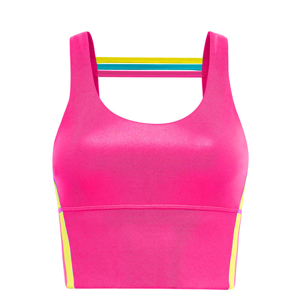 Barbara Girl Long Sports Bra - Pink