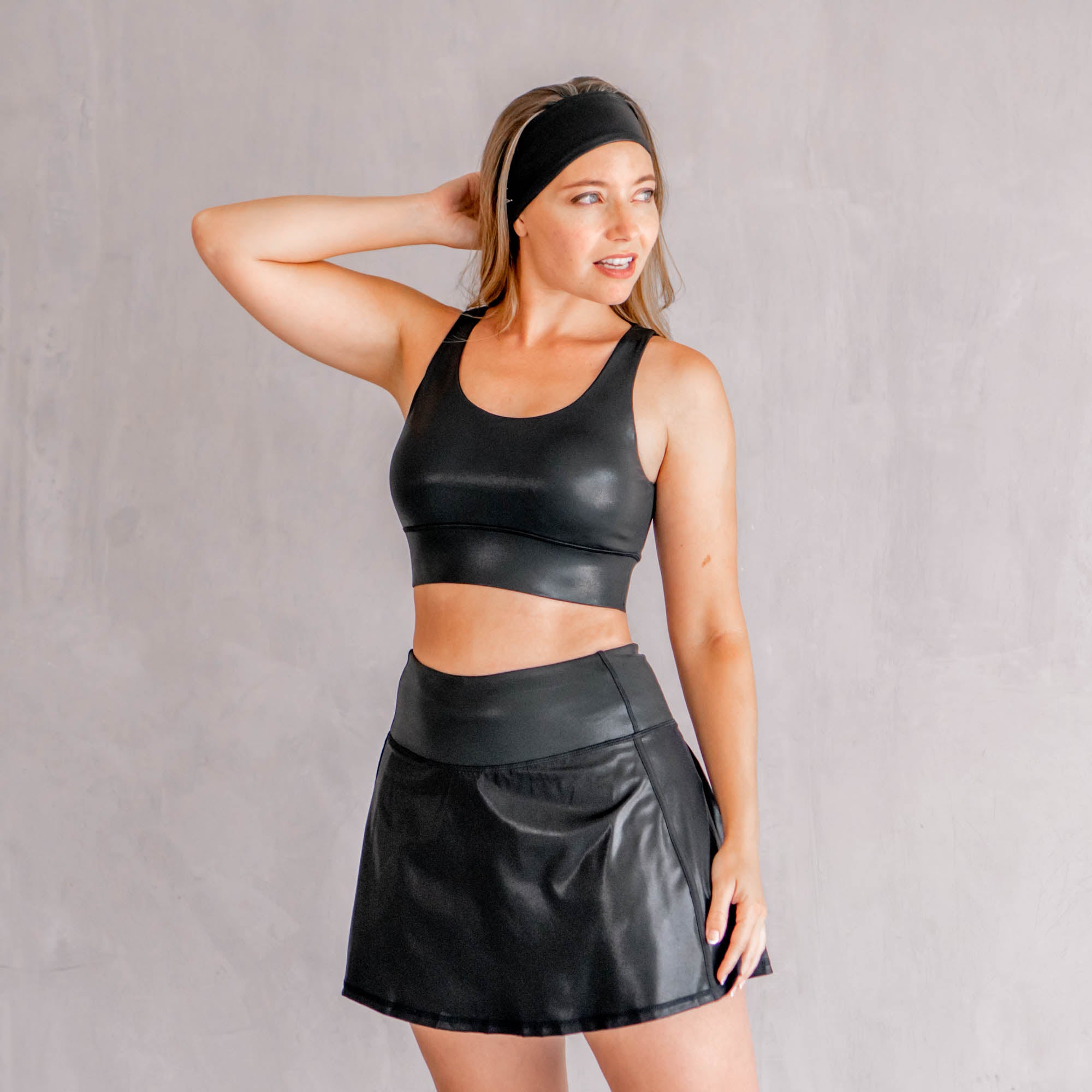 Carolina Tar Heels Black Athletic Skirt with Shorts from Champion
