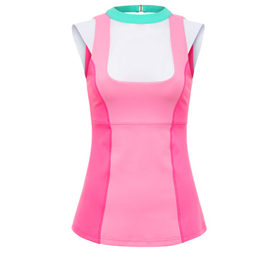 After Midnight Princess Athletic Tank Top - Pink