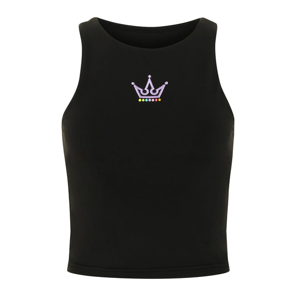 Crowned Power Tank Top - Black