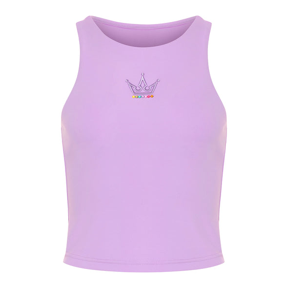 Crowned Power Tank Top - Purple