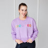 Crowned Sweatshirt - Purple