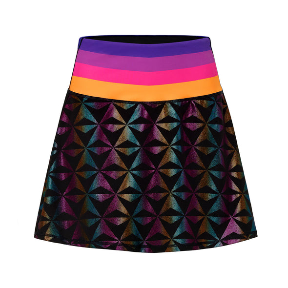 Geodesic Night Athletic Skort