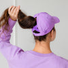 Crowned Purple Athletic Cap