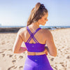 Mermaid Princess Sports Bra - Purple