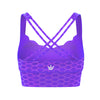 Mermaid Princess Sports Bra - Purple